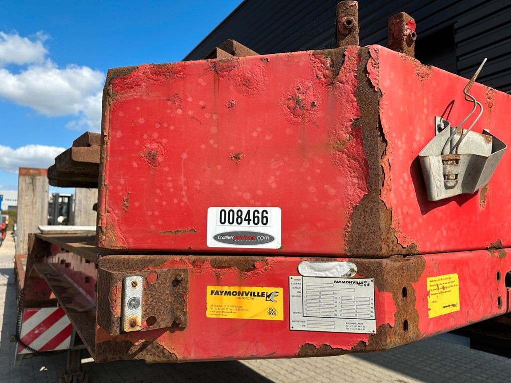 Faymonville 4 achs tieflader / Baggermulde - Low loader semi-trailer: picture 4 Faymonville 4 achs tieflader / Baggermulde - Low loader semi-trailer: picture 4