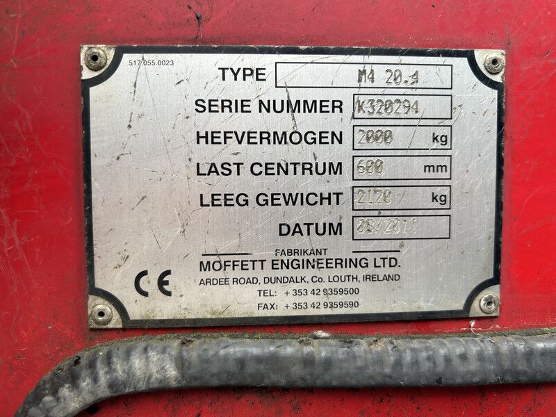 Moffet M4 20.4 / Kooi Aap / Mitnahme Stapler / 2000 kg Lift / Reach Forks - Diesel forklift: picture 3 Moffet M4 20.4 / Kooi Aap / Mitnahme Stapler / 2000 kg Lift / Reach Forks - Diesel forklift: picture 3