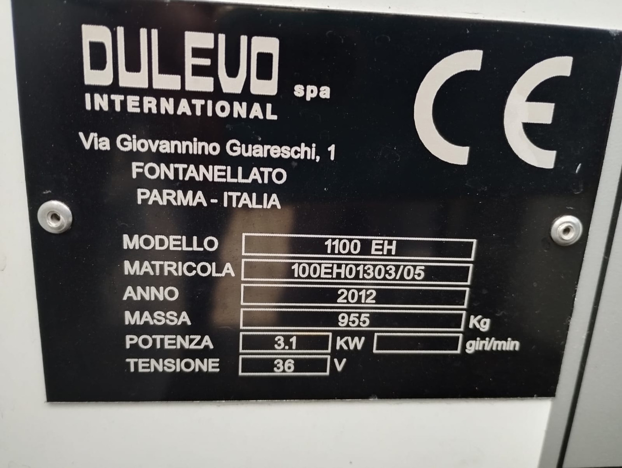 DULEVO 1100 EH - Industrial sweeper: picture 2 DULEVO 1100 EH - Industrial sweeper: picture 2