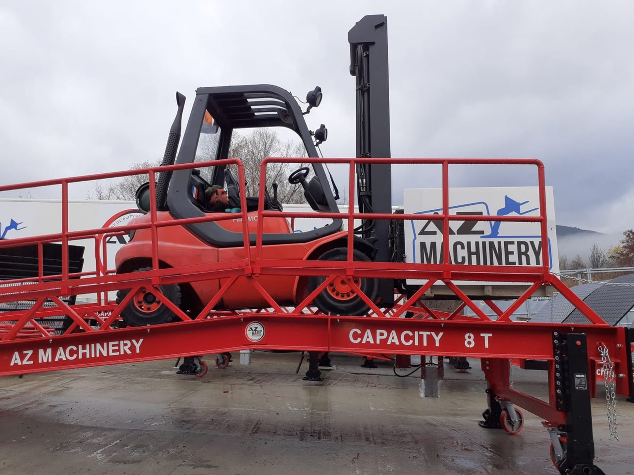 New Loading ramp Loading Ramp with with hydraulic tilting bridge -  AZ RAMP - STAR-RL- 20T. 20 ton capacity: picture 9
