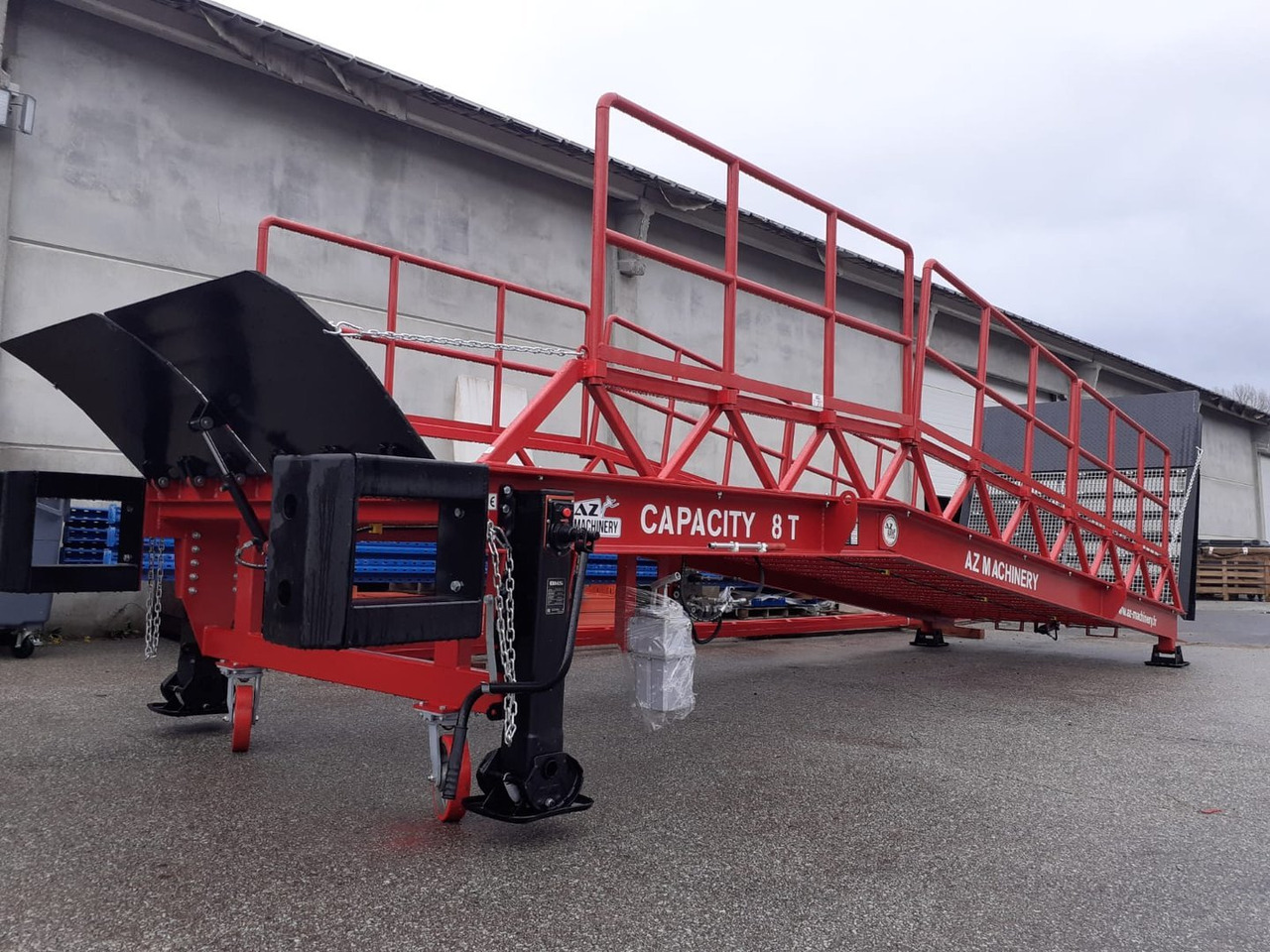 New Loading ramp Loading Ramp with with hydraulic tilting bridge -  AZ RAMP - STAR-RL- 20T. 20 ton capacity: picture 6