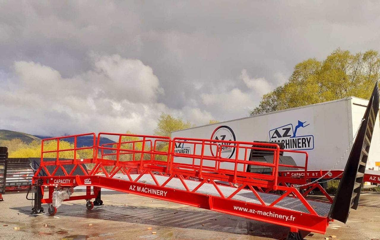 New Loading ramp Loading Ramp with with hydraulic tilting bridge -  AZ RAMP - STAR-RL- 20T. 20 ton capacity: picture 12