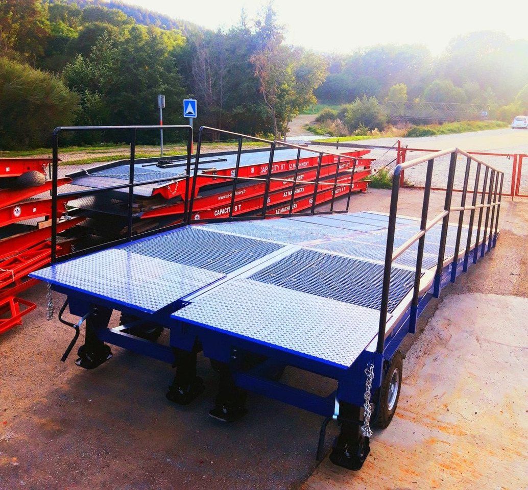 New Loading ramp **RENTAL** Large Mobile dock ramp, uncouplable AZ RAMP - KING VERSION, BIG FOOT  LLO 20 T: picture 16