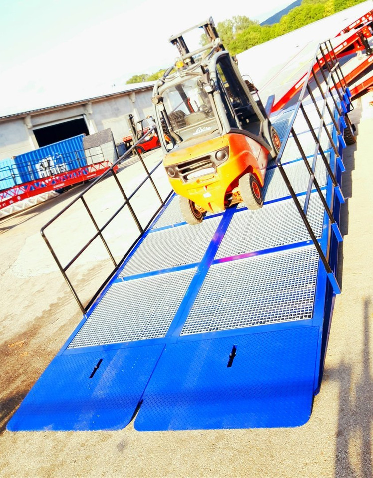 New Loading ramp **RENTAL** Large Mobile dock ramp, uncouplable AZ RAMP - KING VERSION, BIG FOOT  LLO 20 T: picture 12