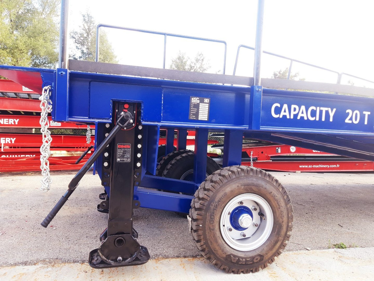 New Loading ramp **RENTAL** Large Mobile dock ramp, uncouplable AZ RAMP - KING VERSION, BIG FOOT  LLO 20 T: picture 14