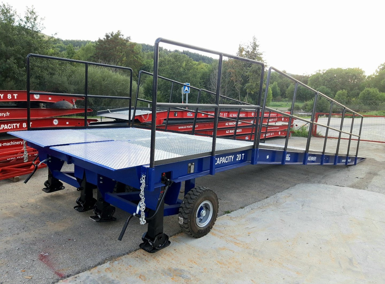 New Loading ramp **RENTAL** Large Mobile dock ramp, uncouplable AZ RAMP - KING VERSION, BIG FOOT  LLO 20 T: picture 9