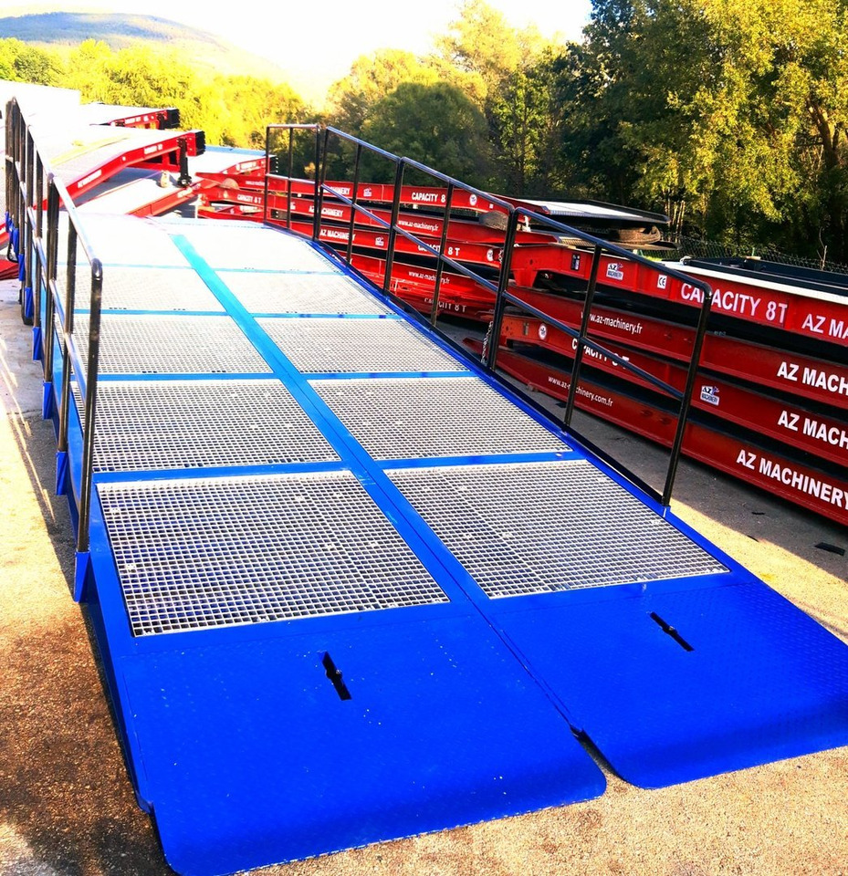 New Loading ramp **RENTAL** Large Mobile dock ramp, uncouplable AZ RAMP - KING VERSION, BIG FOOT  LLO 20 T: picture 13