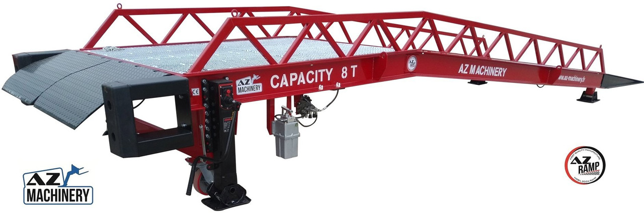 **RENTAL** Loading Ramp with with hydraulic tilting bridge - AZ RAMP - STAR- 8T. 8 ton capacity - Loading ramp: picture 1 **RENTAL** Loading Ramp with with hydraulic tilting bridge - AZ RAMP - STAR- 8T. 8 ton capacity - Loading ramp: picture 1