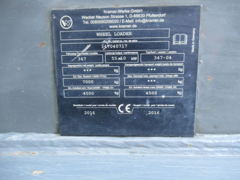 Kramer-allrad 1150 - Wheel loader: picture 4 Kramer-allrad 1150 - Wheel loader: picture 4