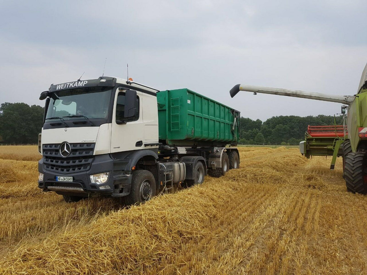 Auflieger Abrollkipper Hakenlift Agrar - Container transporter/ Swap body semi-trailer: picture 2 Auflieger Abrollkipper Hakenlift Agrar - Container transporter/ Swap body semi-trailer: picture 2