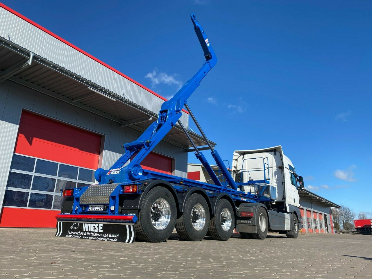 Auflieger Abrollkipper Hakenlift Agrarausführung - Container transporter/ Swap body semi-trailer: picture 2 Auflieger Abrollkipper Hakenlift Agrarausführung - Container transporter/ Swap body semi-trailer: picture 2