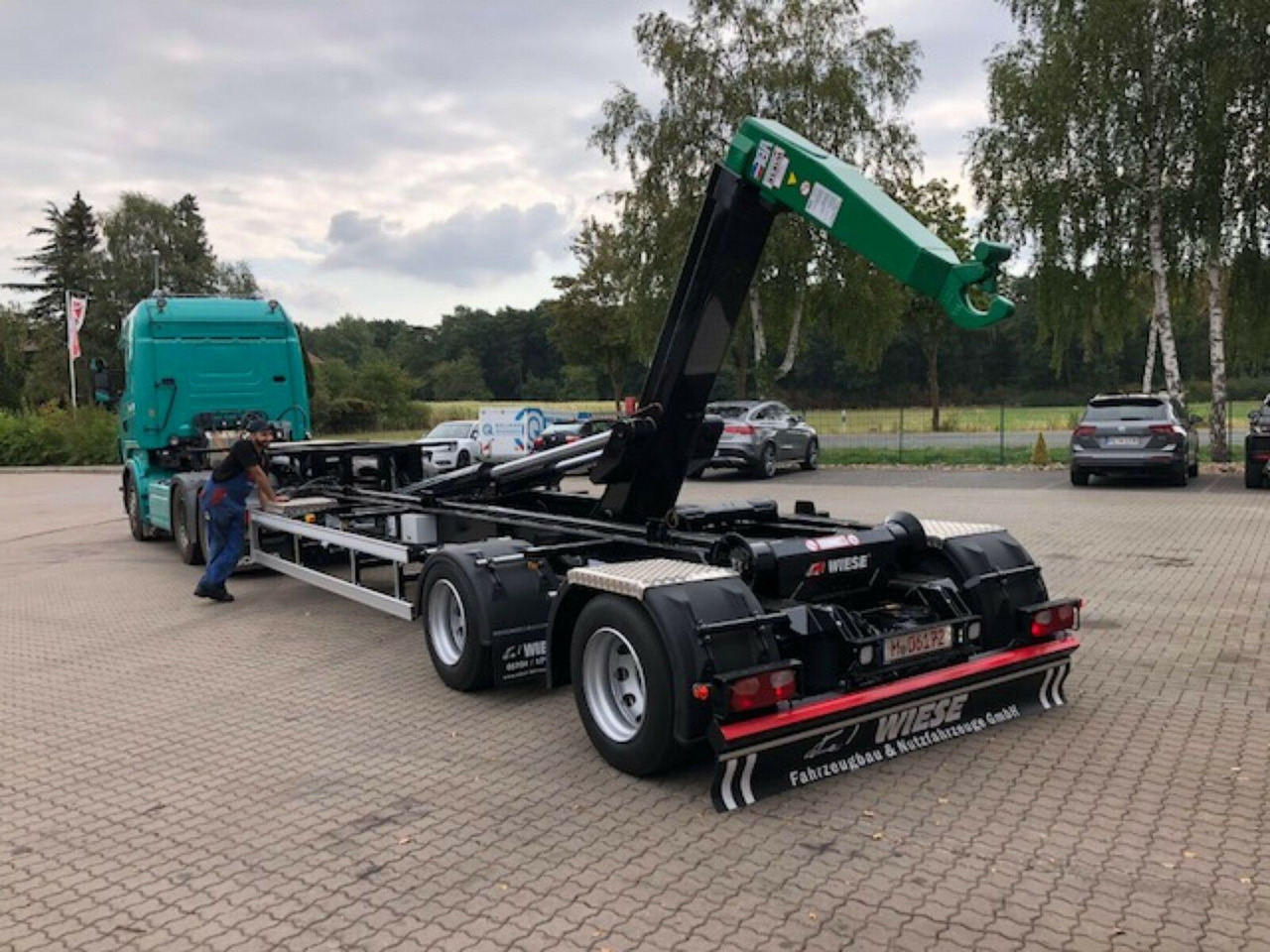 Auflieger Abrollkipper Hakenlift Hooklift - Container transporter/ Swap body semi-trailer: picture 4 Auflieger Abrollkipper Hakenlift Hooklift - Container transporter/ Swap body semi-trailer: picture 4