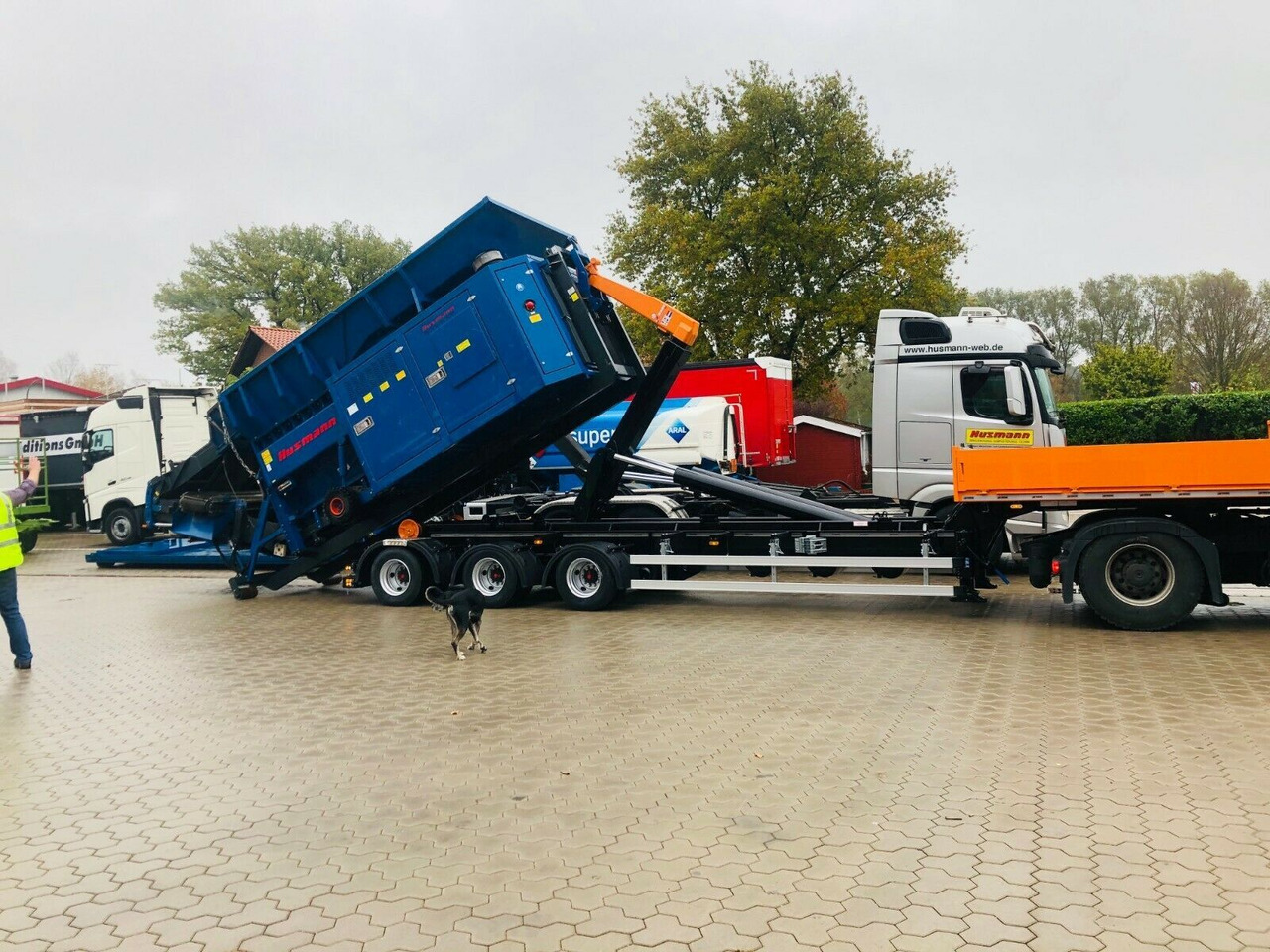 Auflieger Abrollkipper Hakenlift Hookliftloader - Container transporter/ Swap body semi-trailer: picture 5 Auflieger Abrollkipper Hakenlift Hookliftloader - Container transporter/ Swap body semi-trailer: picture 5