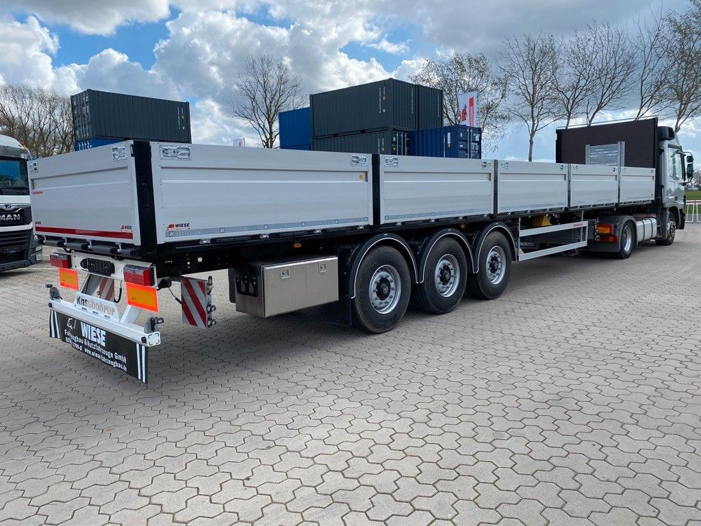 Kässbohrer Bordwandauflieger Twistlocks - Dropside/ Flatbed semi-trailer: picture 3 Kässbohrer Bordwandauflieger Twistlocks - Dropside/ Flatbed semi-trailer: picture 3