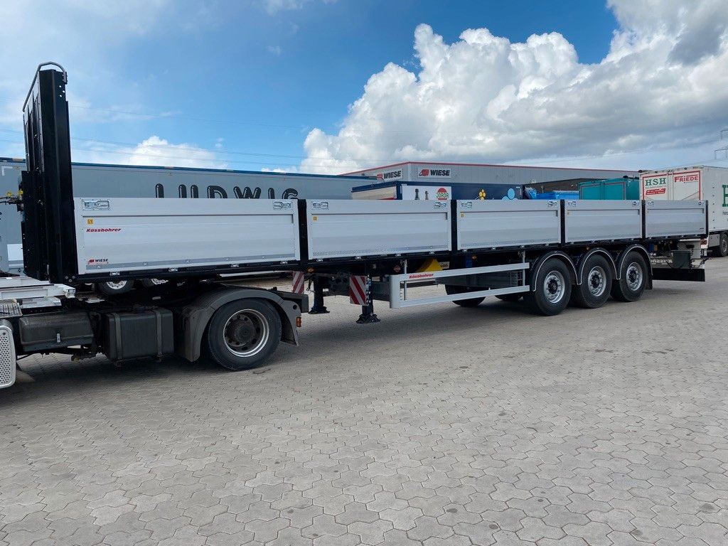 Kässbohrer Bordwandauflieger Twistlocks - Dropside/ Flatbed semi-trailer: picture 1 Kässbohrer Bordwandauflieger Twistlocks - Dropside/ Flatbed semi-trailer: picture 1
