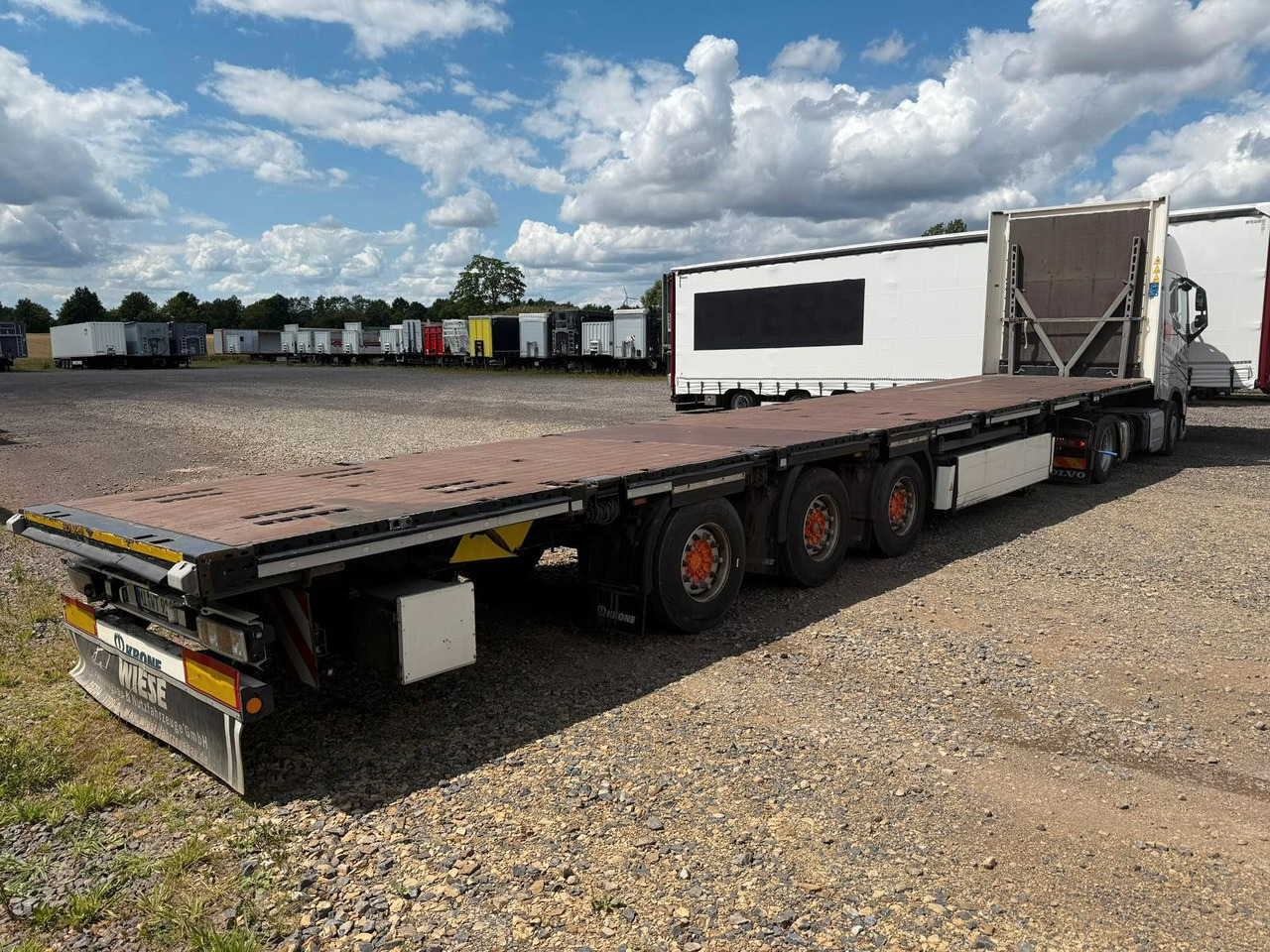 Krone SDP 27 Mega Stahlmatten Auflieger - Dropside/ Flatbed semi-trailer: picture 4 Krone SDP 27 Mega Stahlmatten Auflieger - Dropside/ Flatbed semi-trailer: picture 4