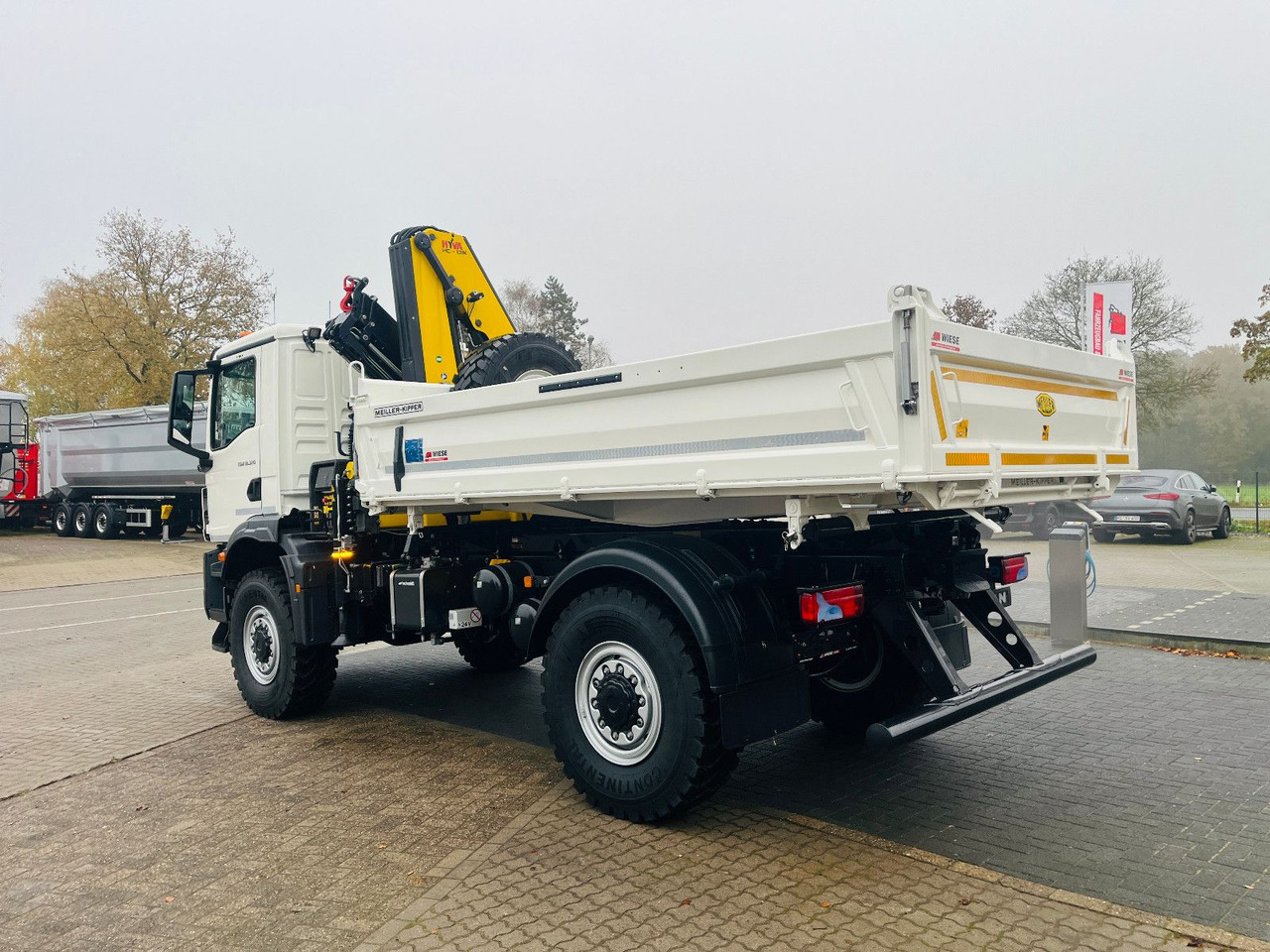 MAN TGM 18.320 4x4 BB Kipper Kran 131 Single Winter - Crane truck: picture 4 MAN TGM 18.320 4x4 BB Kipper Kran 131 Single Winter - Crane truck: picture 4