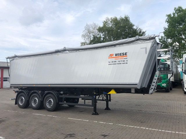 Schmitz Cargobull Kipper 52m³ mit gekröpftem Chassis - Tipper semi-trailer: picture 1 Schmitz Cargobull Kipper 52m³ mit gekröpftem Chassis - Tipper semi-trailer: picture 1
