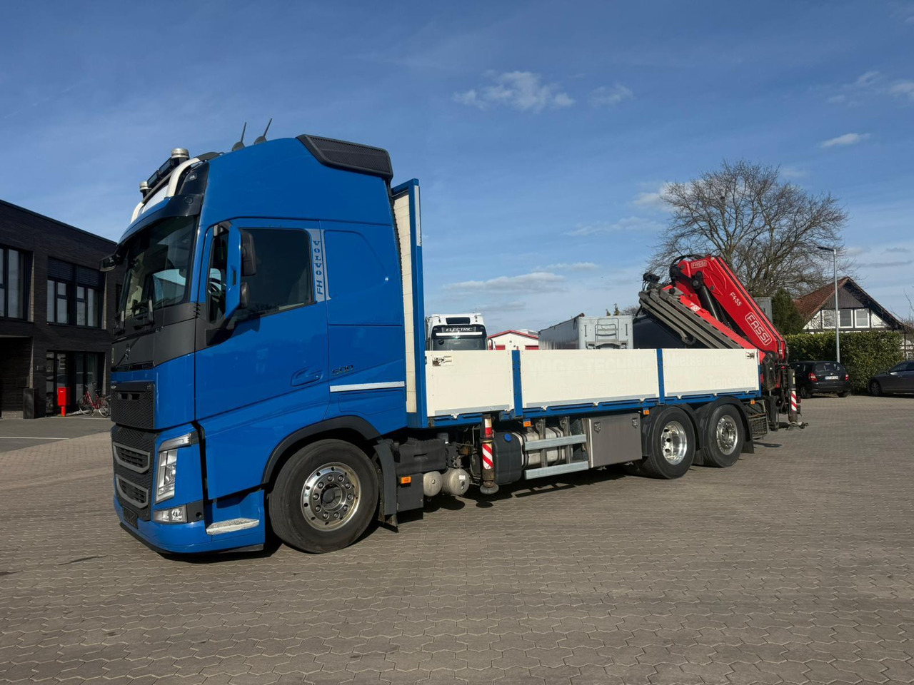 Volvo FH 500 6x2 Container Pritsche Fassi F455 Kran - Dropside/ Flatbed truck, Crane truck: picture 2 Volvo FH 500 6x2 Container Pritsche Fassi F455 Kran - Dropside/ Flatbed truck, Crane truck: picture 2