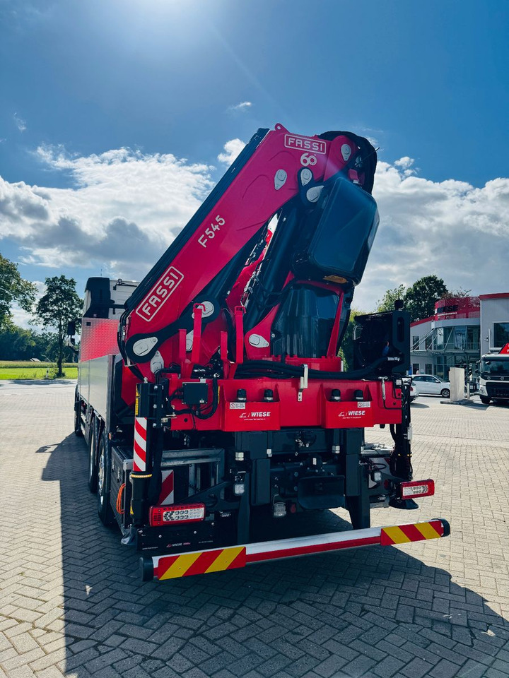 Dropside/ Flatbed truck, Crane truck Volvo FH 540 6x2 Container Fassi F545 Heck: picture 8