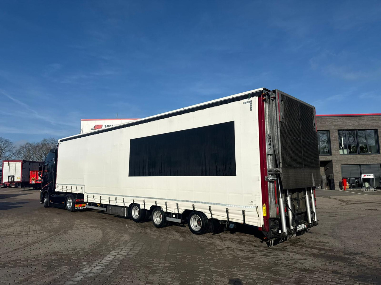 Wiese 3-Achs Mega Gabelstaplertransporter Rampen - Low loader semi-trailer: picture 1 Wiese 3-Achs Mega Gabelstaplertransporter Rampen - Low loader semi-trailer: picture 1