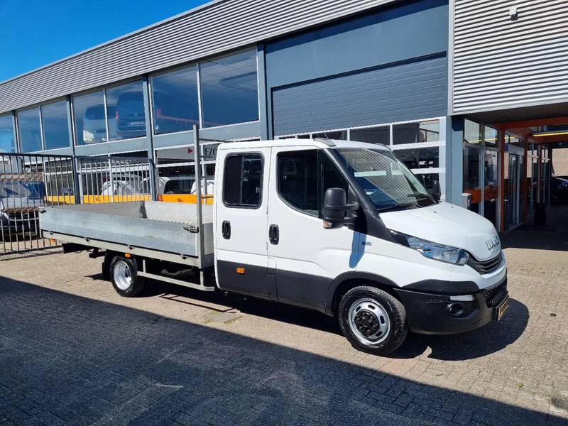 Iveco Daily 35C18 3.0D DC 6 zits Open laadbak 4.10m EURO 6 - Flatbed van, Combi van: picture 1 Iveco Daily 35C18 3.0D DC 6 zits Open laadbak 4.10m EURO 6 - Flatbed van, Combi van: picture 1