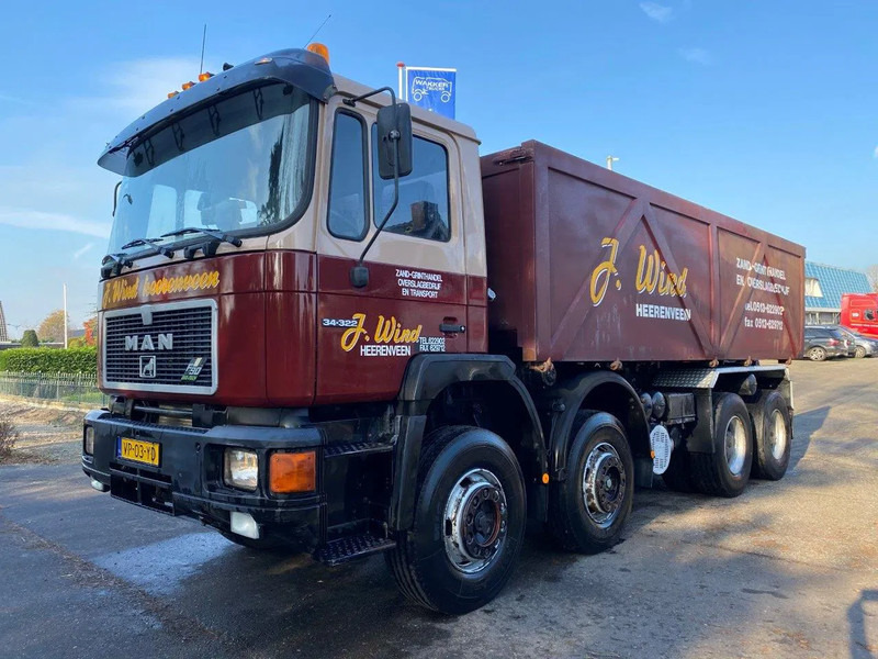 Tipper MAN 35 35.322 HOLLAND TRUCK FULL STEEL SPRING MANUAL ZF GEARBOX no 372: picture 6