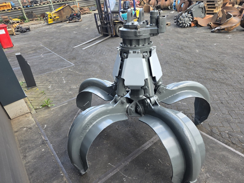 Liebherr gm65 poliepgrijper liebherr scrap grab 5 tyne grapple sennebogen - Grapple for Construction machinery: picture 4 Liebherr gm65 poliepgrijper liebherr scrap grab 5 tyne grapple sennebogen - Grapple for Construction machinery: picture 4