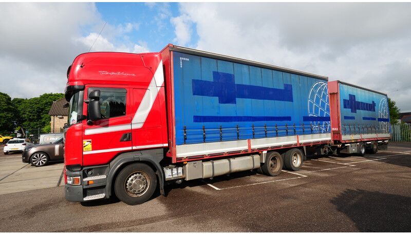 Scania R 400 6x2 curtainside in combo with Burg trailer - Curtainsider truck: picture 2 Scania R 400 6x2 curtainside in combo with Burg trailer - Curtainsider truck: picture 2