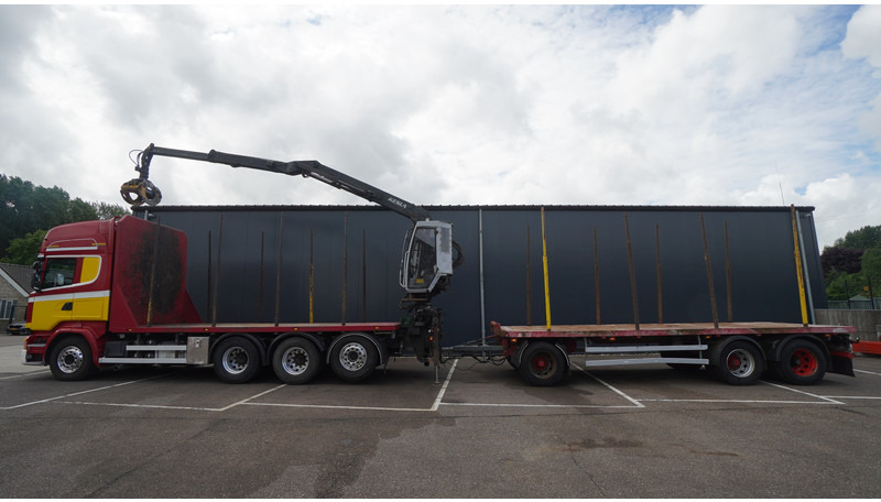 Scania R 580 V8 8X4 LOGTRANSPORT COMBI WITH MTDK YEAR 2012 TRAILER KESLA 46 CRANE - Timber truck, Crane truck: picture 1 Scania R 580 V8 8X4 LOGTRANSPORT COMBI WITH MTDK YEAR 2012 TRAILER KESLA 46 CRANE - Timber truck, Crane truck: picture 1