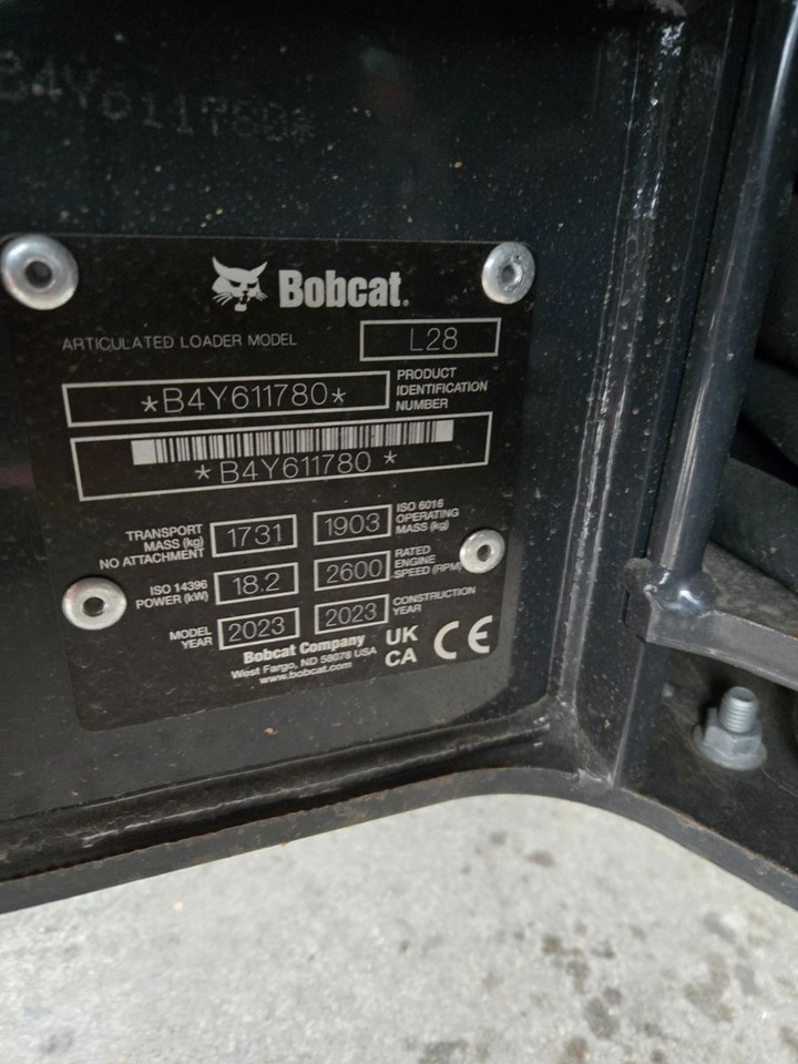 Bobcat L28 NEW NEW NEW - Wheel loader: picture 2 Bobcat L28 NEW NEW NEW - Wheel loader: picture 2