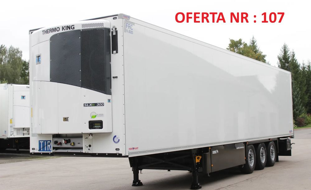 Schmitz Cargobull FP 60 V7 Thermo King SLXi 300 / JAK NOWA / ŚCIANA 7 CM / - Refrigerator semi-trailer: picture 1 Schmitz Cargobull FP 60 V7 Thermo King SLXi 300 / JAK NOWA / ŚCIANA 7 CM / - Refrigerator semi-trailer: picture 1