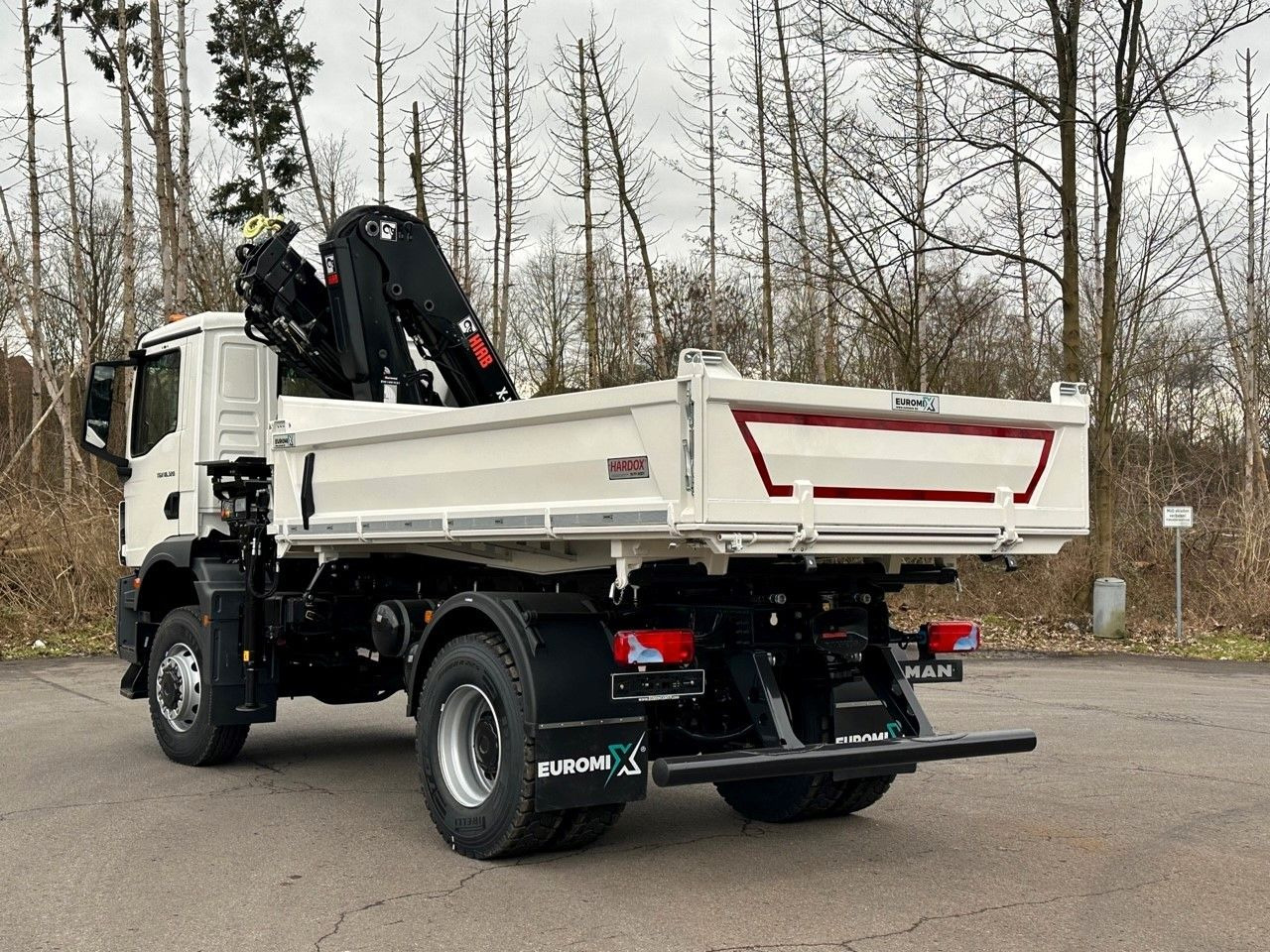 Tipper, Crane truck MAN TGM 18.320 4x4 Euro6e Hiab X-HiDuo 138DS-3: picture 19