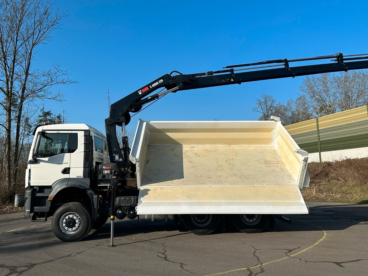 Tipper, Crane truck MAN TGS 28.440 6x4-4/3-Seiten- Kipper / Hiab 228-6: picture 19