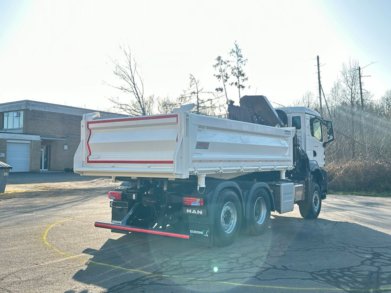 Tipper, Crane truck MAN TGS 28.440 6x4-4/3-Seiten- Kipper / Hiab 228-6: picture 7