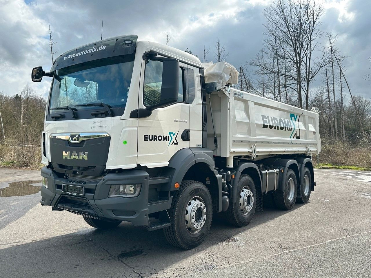 Concrete mixer truck MAN TGS 41.440 8x4 WECHSELSYSTEM KIPPER+MISCHER: picture 24