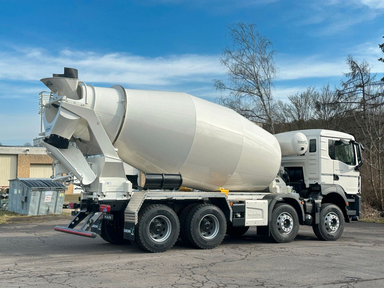 Concrete mixer truck MAN TGS 41.480 8x4 /Euro6e  Euromix EM 12 R: picture 8