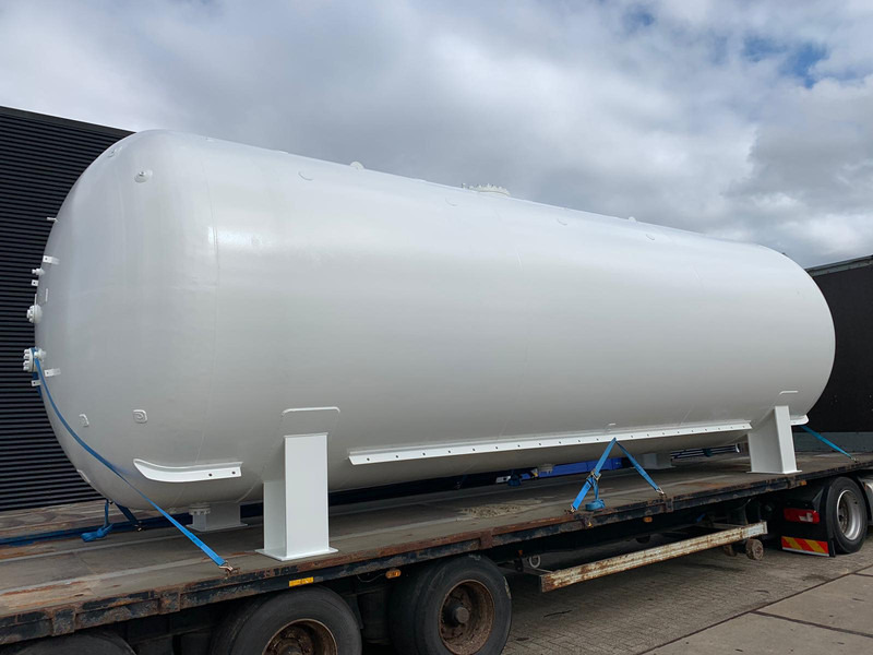 Visser 50m3 (25ton) gastank stationary gastank On flatbed trailer - Gas, Gaz, LPG, GPL, Propane, Butane ID 1.018 - Fuel tank: picture 1 Visser 50m3 (25ton) gastank stationary gastank On flatbed trailer - Gas, Gaz, LPG, GPL, Propane, Butane ID 1.018 - Fuel tank: picture 1