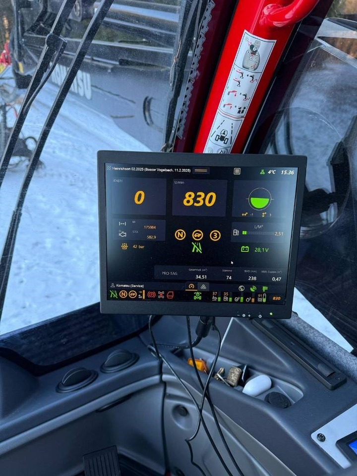 Forestry harvester Komatsu 931 XC: picture 20 Forestry harvester Komatsu 931 XC: picture 20