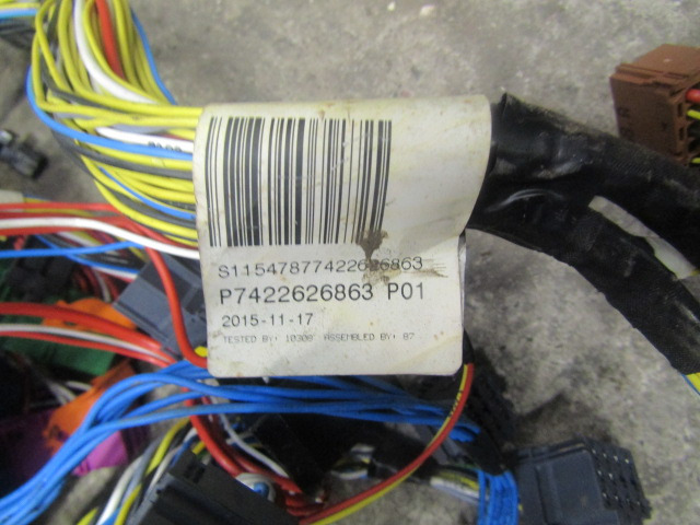 DAF LF 220 EURO 6 FULL CAB WIRING HARNESS P/NO 7422626863 P01 - Electrical system for Truck: picture 3 DAF LF 220 EURO 6 FULL CAB WIRING HARNESS P/NO 7422626863 P01 - Electrical system for Truck: picture 3