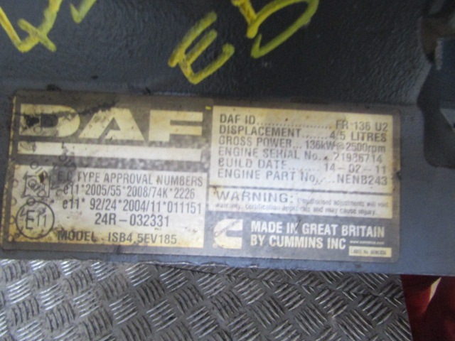 DAF LF 45 EURO 5 FLYWHEEL BELLHOUSING P/NO 5255797 - Flywheel for Truck: picture 3 DAF LF 45 EURO 5 FLYWHEEL BELLHOUSING P/NO 5255797 - Flywheel for Truck: picture 3