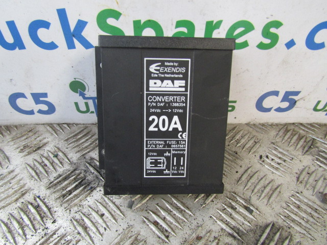 DAF XF 105 VOLTAGE DROPPER P/NO 1368354 - Electrical system for Truck: picture 1 DAF XF 105 VOLTAGE DROPPER P/NO 1368354 - Electrical system for Truck: picture 1