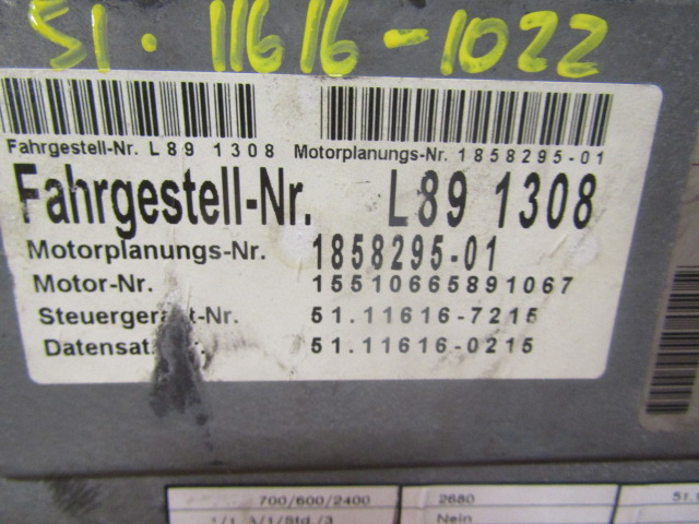 MAN M2000 SERIES 220 ENGINE ECU BOSCH P/NO 0.281020009 - ECU for Truck: picture 2 MAN M2000 SERIES 220 ENGINE ECU BOSCH P/NO 0.281020009 - ECU for Truck: picture 2