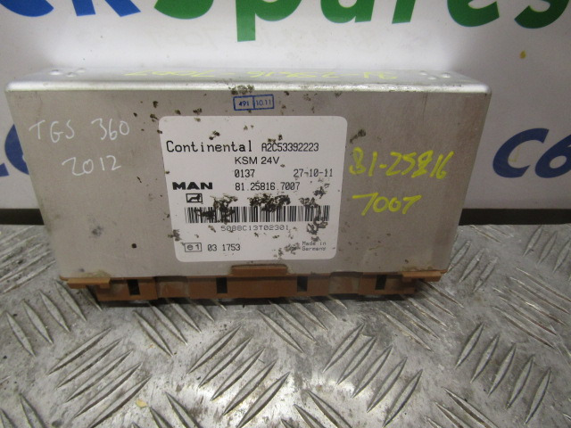 MAN TGS KSM CONTROL UNIT MAN P/NO 81.25816.7007 - Electrical system for Truck: picture 1 MAN TGS KSM CONTROL UNIT MAN P/NO 81.25816.7007 - Electrical system for Truck: picture 1
