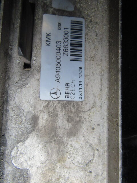 MERCEDES AXOR 1829 OM906 RADIATOR & INTERCOOLER A940 500 0403 / 0401 - Radiator for Truck: picture 4 MERCEDES AXOR 1829 OM906 RADIATOR & INTERCOOLER A940 500 0403 / 0401 - Radiator for Truck: picture 4