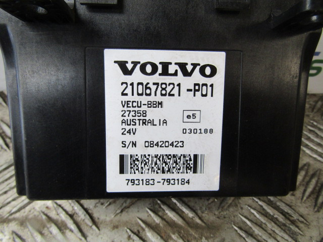 VOLVO BBM ECU P/NO 21067821-P01 - ECU for Truck: picture 2 VOLVO BBM ECU P/NO 21067821-P01 - ECU for Truck: picture 2