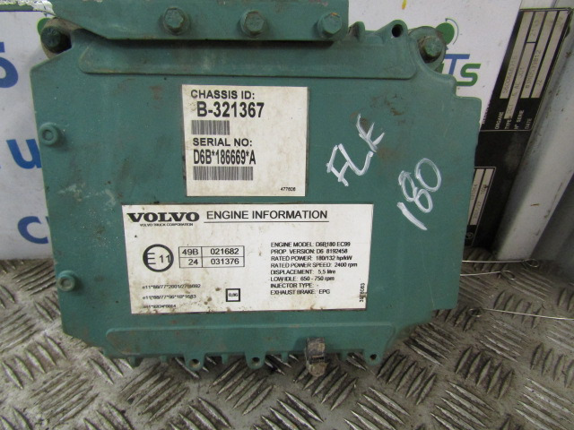 VOLVO FL6 D6B 180 ENGINE ECU O/NO 03161965 – PO3 - ECU for Truck: picture 4 VOLVO FL6 D6B 180 ENGINE ECU O/NO 03161965 – PO3 - ECU for Truck: picture 4