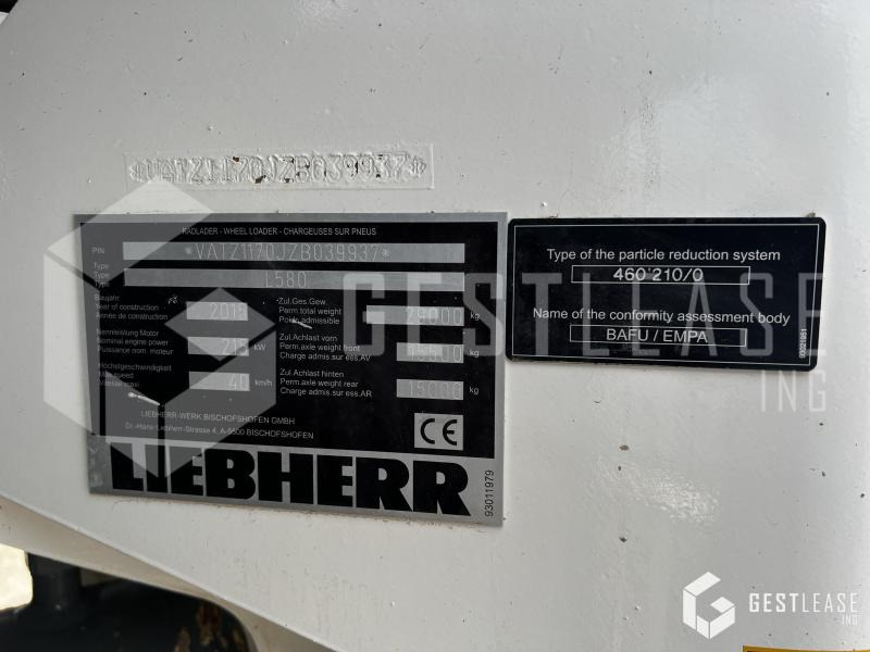 Leasing of Liebherr L580 ENGIN NEW Liebherr L580 ENGIN NEW: picture 9