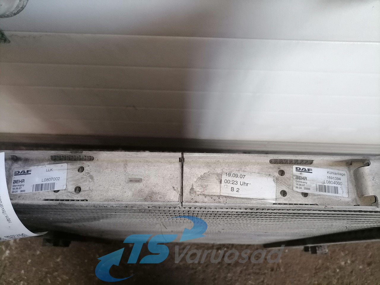 DAF Intercooler radiator 1691394 - Intercooler for Truck: picture 5 DAF Intercooler radiator 1691394 - Intercooler for Truck: picture 5