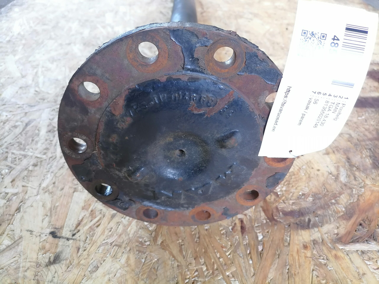 MAN Drive shaft 81355020146 - Drive shaft for Truck: picture 4 MAN Drive shaft 81355020146 - Drive shaft for Truck: picture 4